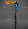 Auger Drilling Machine Oem 6t-20t Hydraulic Drill Earth Auger Drill Construction Machinery Parts for Sale