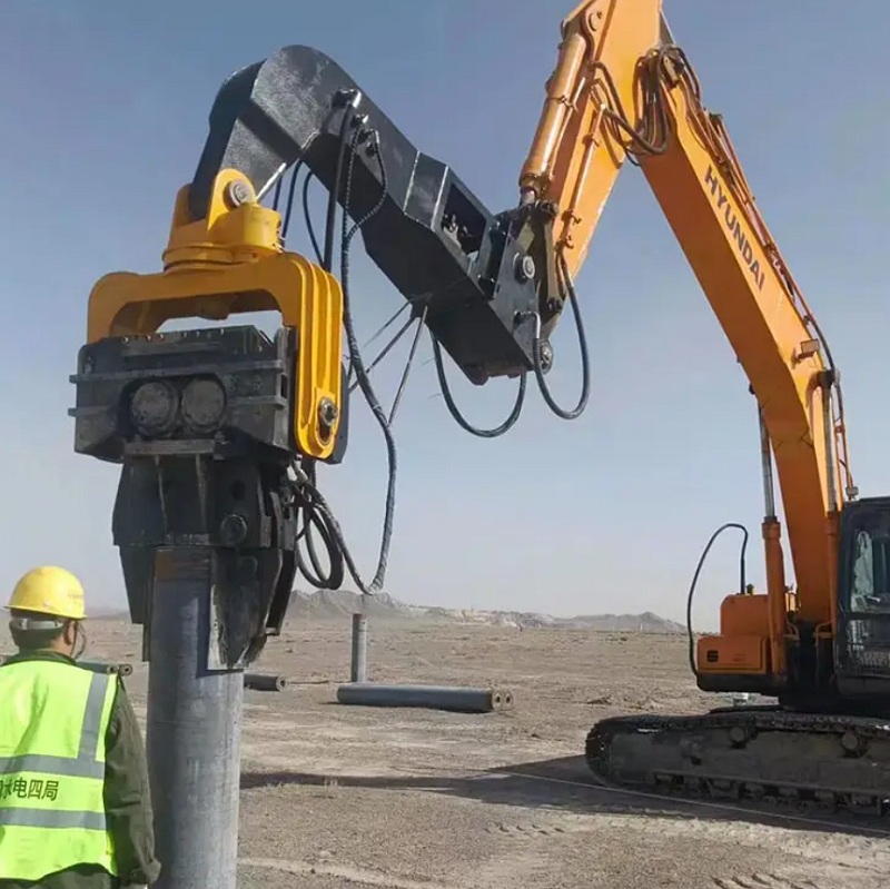 Piler Driver Oem 30t-50t Excavator Vibratory Pile Hammer for Sale