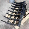 Rake Bucket Oem Accessories Construction Machinery Parts New Excavator Buckets Attachment for Sale