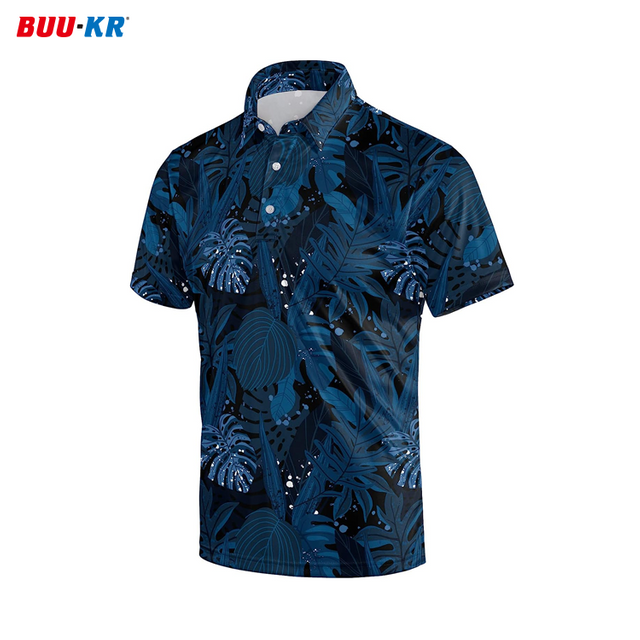 Buker Men Polo Shirts New Design High Quality,Sublimation Golf Plus Size Custom Men's Polo Shirts