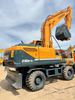 Hyundai 210W-9S Used 21 Ton Japan Original Wheel Excavator Cummins Engine For Sale