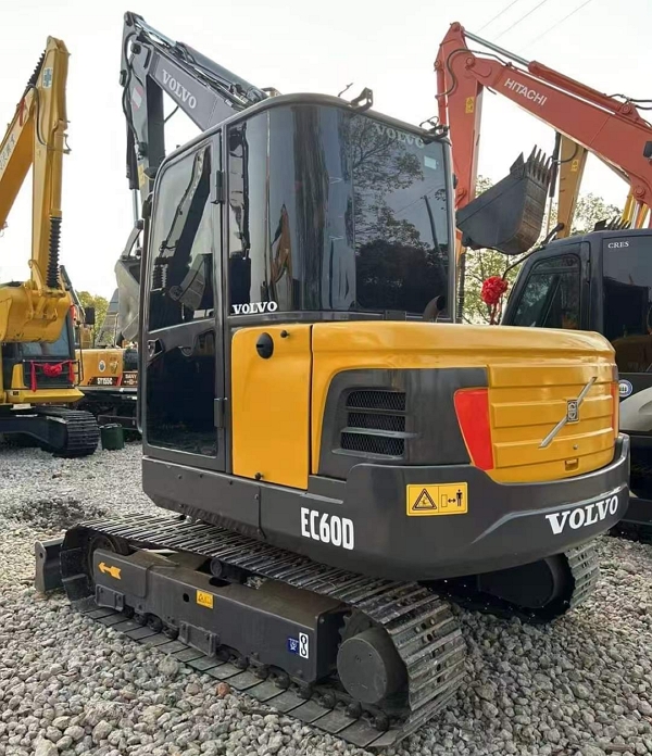 Volvo Used EC60D Heavy Equipment And Low Working Hours Hydraulic Crawler Excavator for Sale