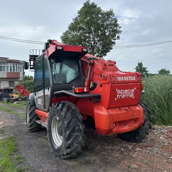 Manitou MT1740 used 17 ton telescopic forklift with 360 degree rotation function wholesale