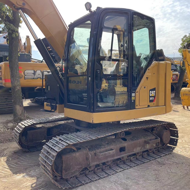CAT 307.5 Used 8 Ton Mini Hydraulic Backhoe Excavator Imported From Japan