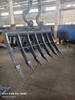 Rake Bucket Oem Accessories Construction Machinery Parts New Excavator Buckets Attachment for Sale