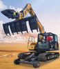 Hydraulic Railway Pillow Customized 6t-20t Excavator Railway Sleeper For Sale