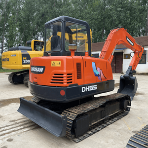 Doosan DH55-V Used Mini Crawler Excavator 5 Tons Made in South Korea For Sale