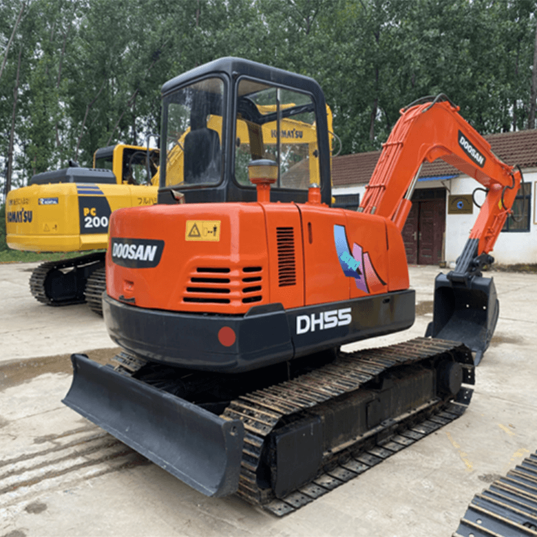 Doosan DH55-V Used Mini Crawler Excavator 5 Tons Made in South Korea For Sale