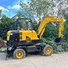 Hyundai 60W-7 Used 5 Ton Wheel Excavator Yanmar Engine For Sale