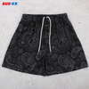 Buker Plain Gym Designer Custom Polyester Drawstring 5 Inch Inseam Men\'S Women\'S Basketball Mesh Shorts