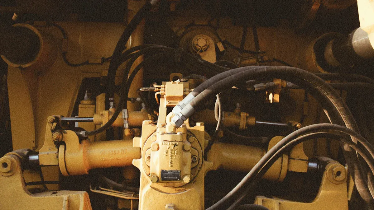 4. Scrutinize the Hydraulic System: A Core Used Excavator Maintenance Task