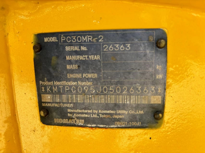 Komatsu PC30 Second hand mini excavator7