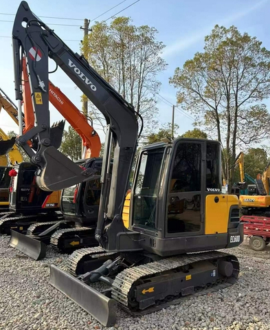 Volvo Used EC60D Heavy Equipment And Low Working Hours Hydraulic Crawler Excavator for Sale