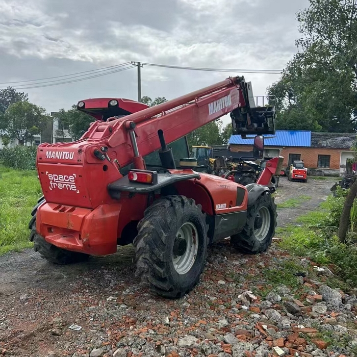 Manitou MT1740 used 17 ton telescopic forklift with 360 degree rotation function wholesale