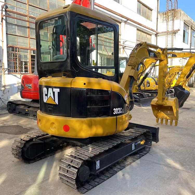 CAT 303C Second Hand Mini Hydraulic Excavator Cab Version Wholesale