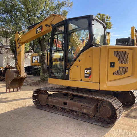 CAT 307.5 Used 8 Ton Mini Hydraulic Backhoe Excavator Imported From Japan