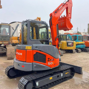 Hitachi ZX50U Used Low Working Hours 5 Ton Hydraulic Mini Crawler Excavator for Sale