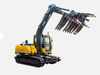 Hydraulic Railway Pillow Customized 6t-20t Excavator Railway Sleeper For Sale