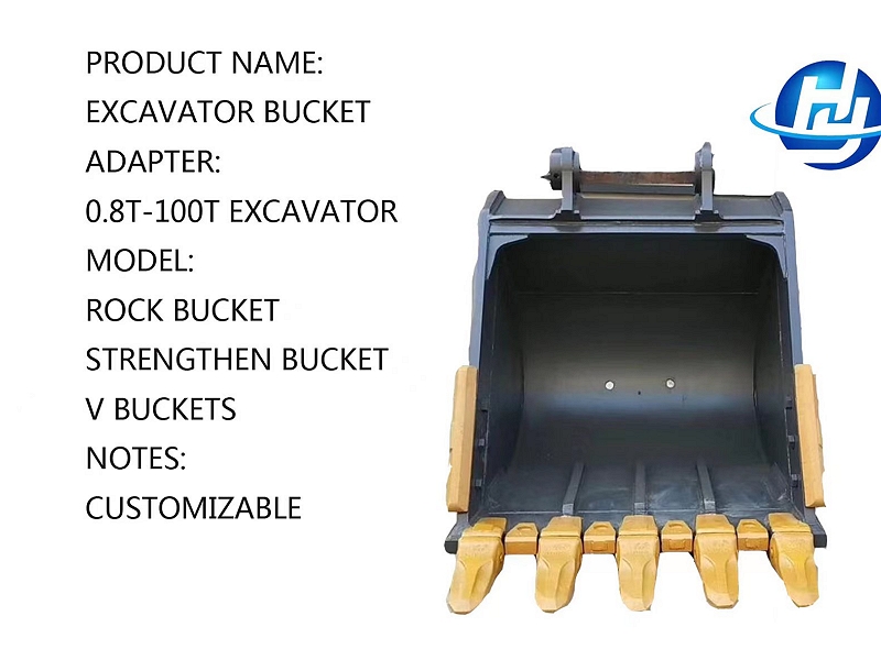 Factory Direct Oem 0.8t-100t New Excavator Buckets Attachment for Sale