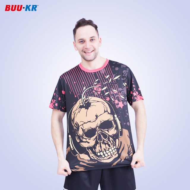 Buker Designer Sublimation printing Shirt Custom Heat Transfer Designs T Shirt For Men Blank Plus Size Men's T-Shirts