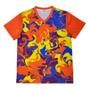 Buker High Quality Full Printing Over Size T Shirt for Men Sublimation Custom Polyester T Shirt