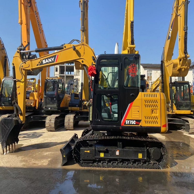 Sany SY75C PRO Used Excellent Performance 7Ton mini Used China Brand Excavator for Sale