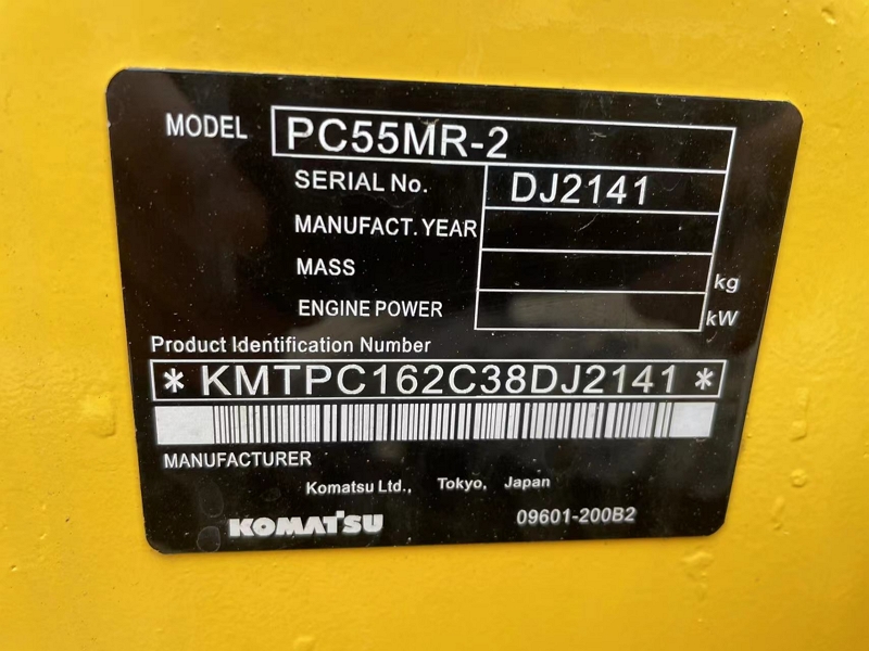 Komatsu PC55MR-2 mini excavator9