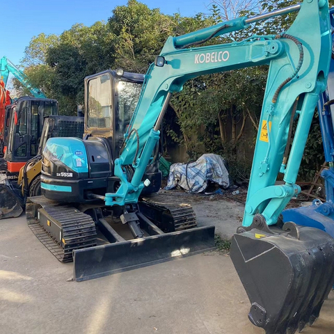 Kobelco SK55SR Second Hand Mini Hydraulic Excavator High Power Engine For Sale