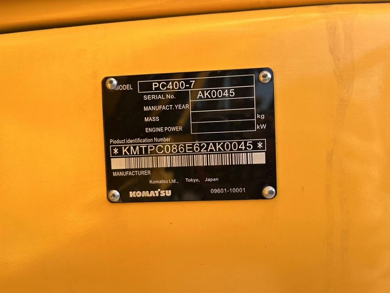Komatsu PC400-7 used excavator supplier9