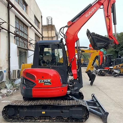 Kubota KX155 Used low working hours Mini 5Ton Japan Original Mini Crawler Excavator for Sale