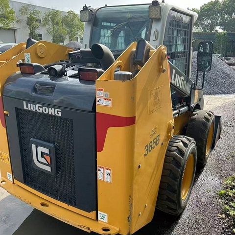 Liugong CLG365B used skid steer loader low noise high efficiency equipment wholesale