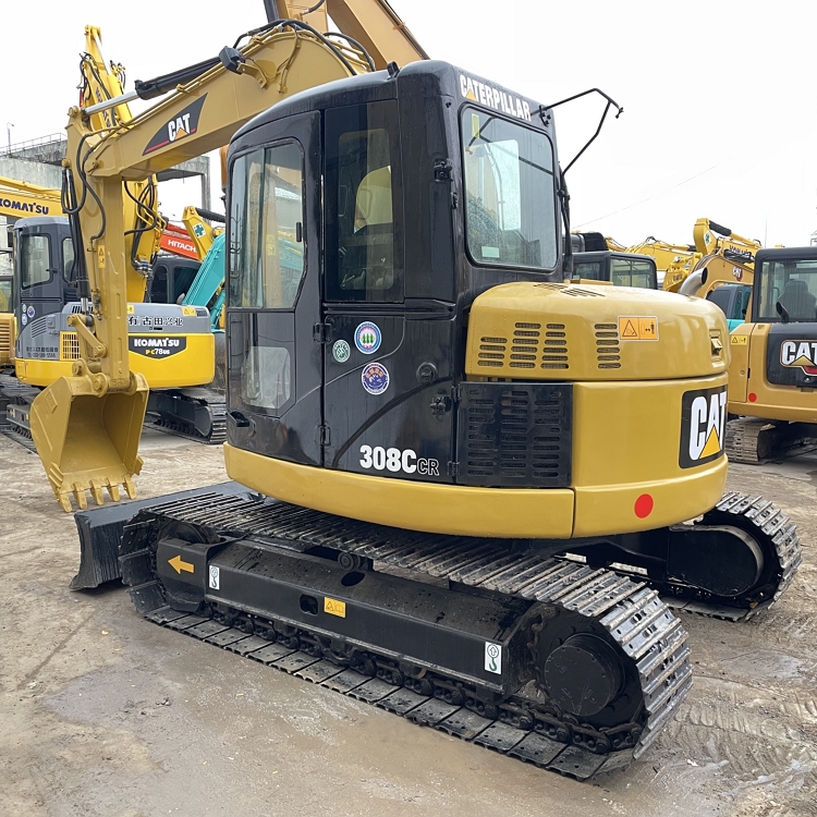 Cat 308C Second Hand Mini Excavator Construction Equipment Wholesale Japan Original