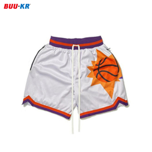 Buker OEM Summer Custom Logo High Quality Basketball Polyester Gym Workout Sublimation Pocket Above Knee Men's Mesh Shorts