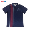 Buker Clothing Cheap Striped Polyester Polo Shirts High Quality Uniform Customized Logo,Designer Luxury Polo Shirt For Men