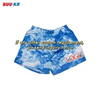 Buker Summer Cropped Fit Custom Logo Polyester Printed Workout Streetwear Men Mesh Shorts With Pockets