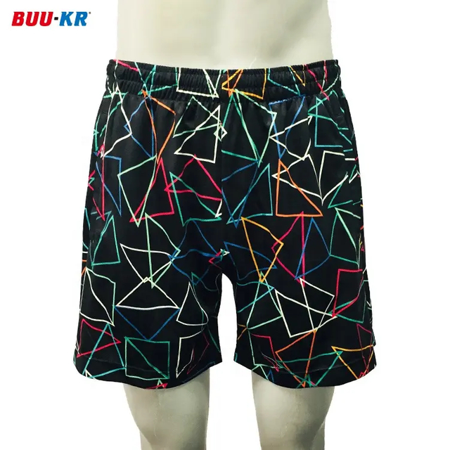 Buker Custom Printed Fashion Trends Shorts Casual 5 Inch 100% Polyester Swimming Trunk Mesh Shorts For Men's Summer