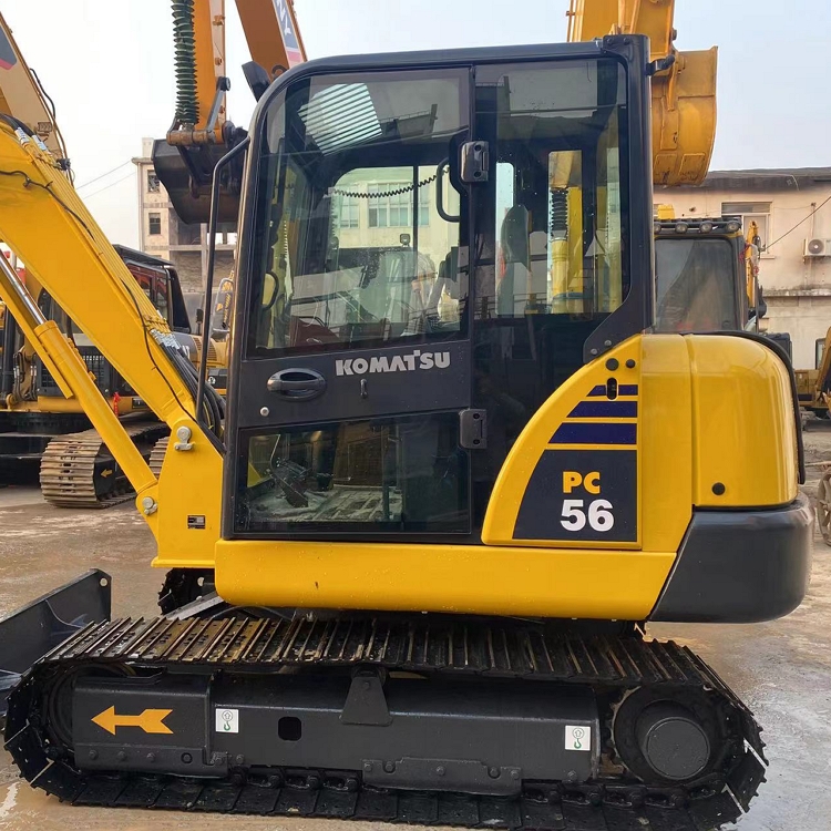 Komatsu PC56-7 Used 5 Ton Compact Mini Excavator with Two Operating Modes