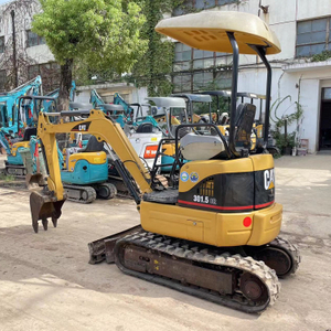 Cat Second Hand 301.5 Mini Excavators 100 Inches Dig Depth With Tilt Up Cab