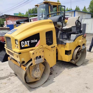 CatCB24B Second Hand Reliable And Good Condition Original Hydraulic Road Roller Made in Japan